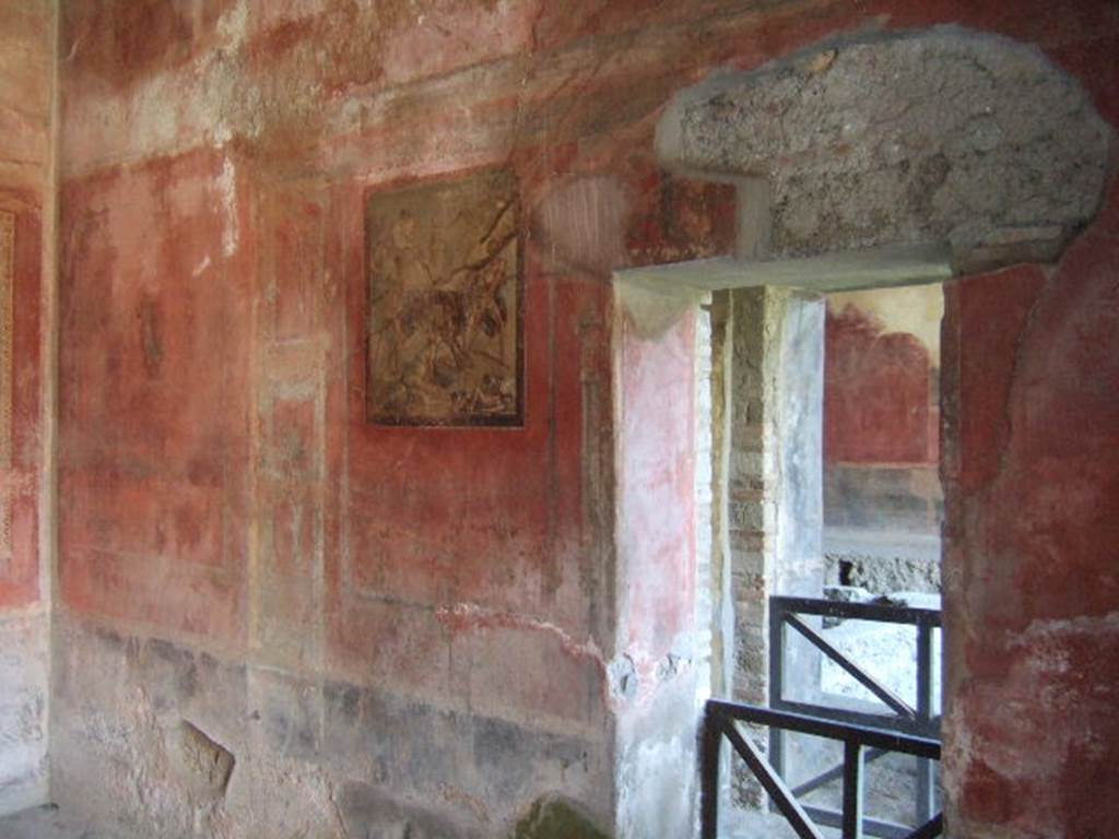 I.10.4 Pompeii. May 2010. Room 15, south wall.
