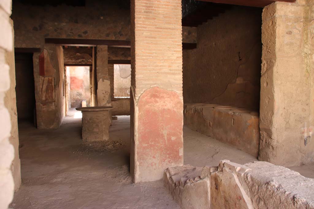 I.12.3 Pompeii, September 2019. Room 1, looking south towards rear rooms. Photo courtesy of Klaus Heese.

