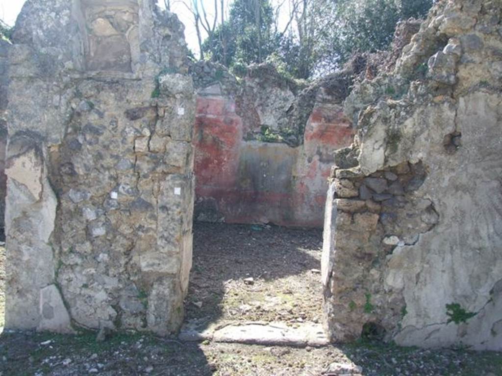 V.3.10 Pompeii.  March 2009.  Doorway to Cubiculum?.


