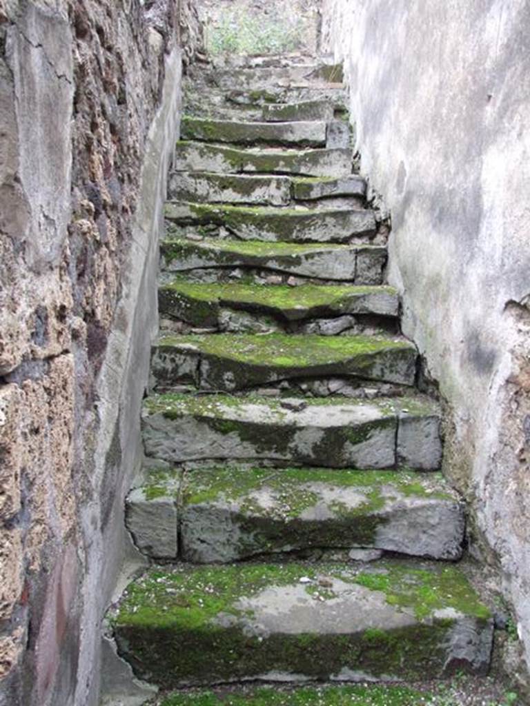 VI.11.9 Pompeii. March 2009. Stairs 9 to upper floor.
