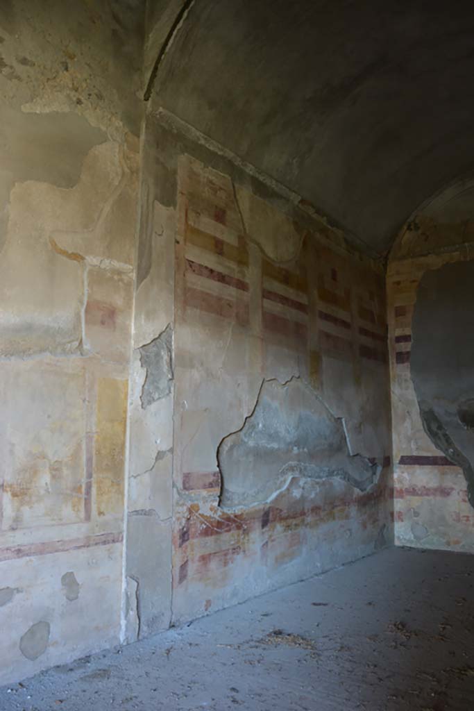 VI.11.10 Pompeii. December 2017. Room 39, west wall looking towards north-west corner. 
Foto Annette Haug, ERC Grant 681269 DÉCOR
