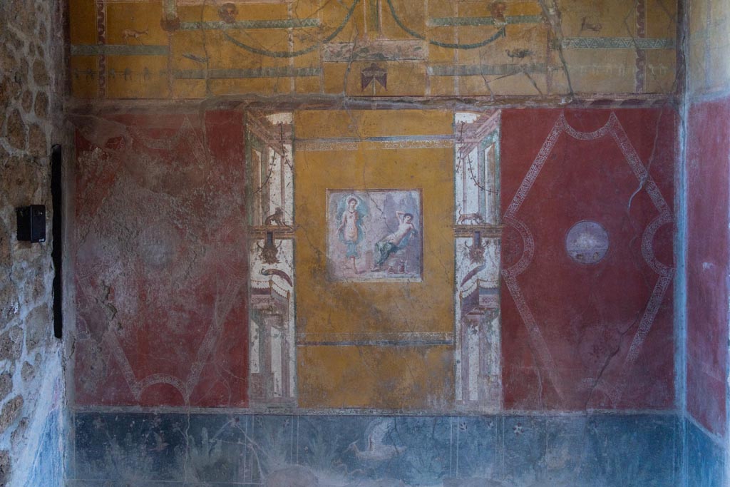 VI.16.15 Pompeii. January 2024. Room F, looking towards west wall. Photo courtesy of Johannes Eber.