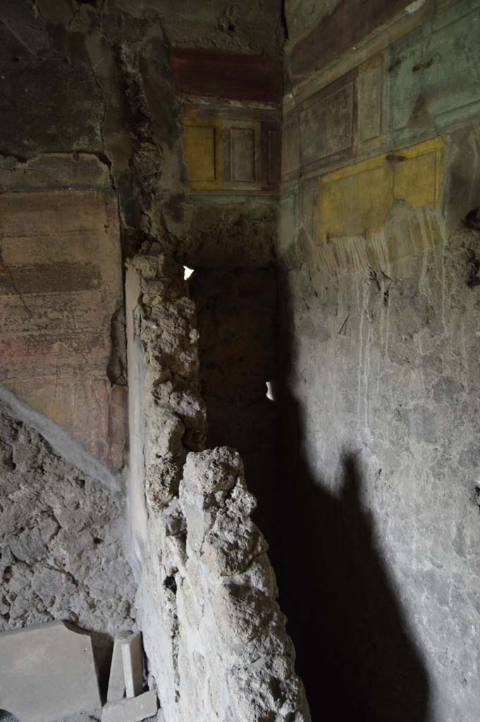 VII.2.16 Pompeii. October 2017. Room 21, north-west corner, detail of cupboard/recess.
Foto Taylor Lauritsen, ERC Grant 681269 DCOR.
