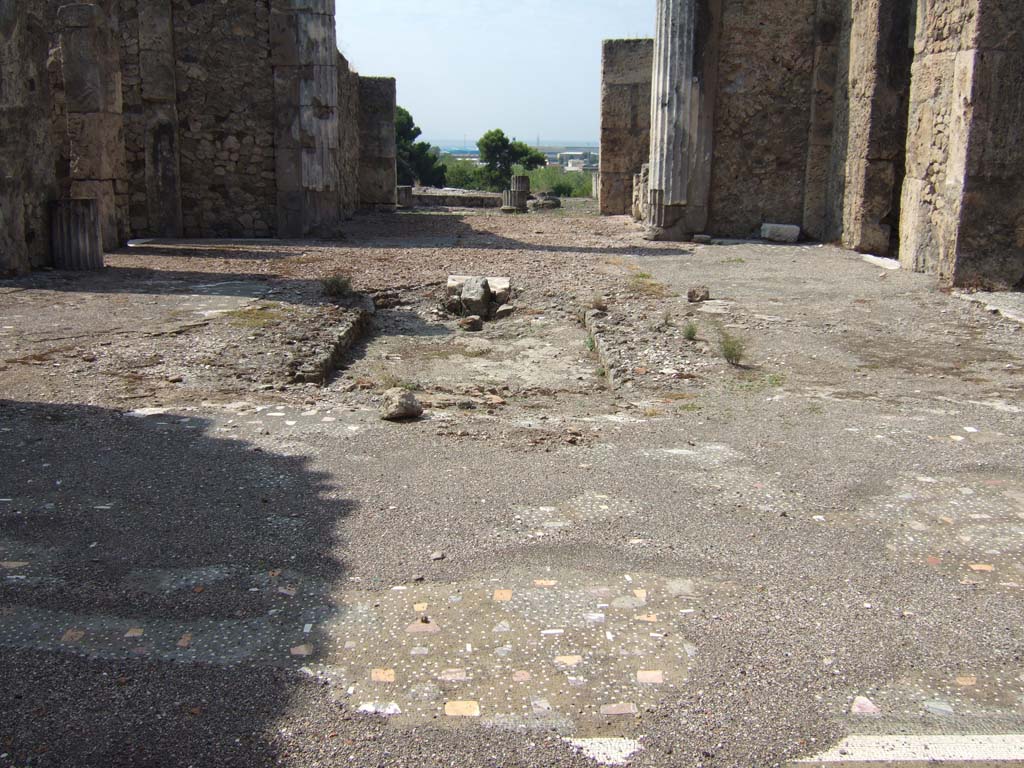 VII.16.13 Pompeii. September 2005. Room 2, atrium and impluvium. 