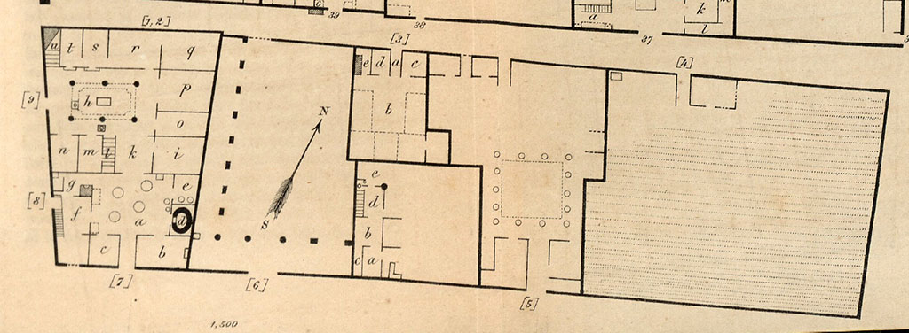 VIII.6.3 Pompeii. Unnumbered area between (6) and (5)
See Bullettino dellInstituto di Corrispondenza Archeologica (DAIR), 1883, p.170.
