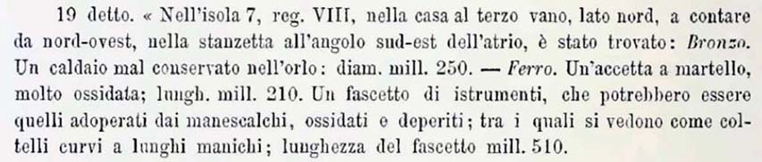 Notizie degli Scavi, December 1882, p.606