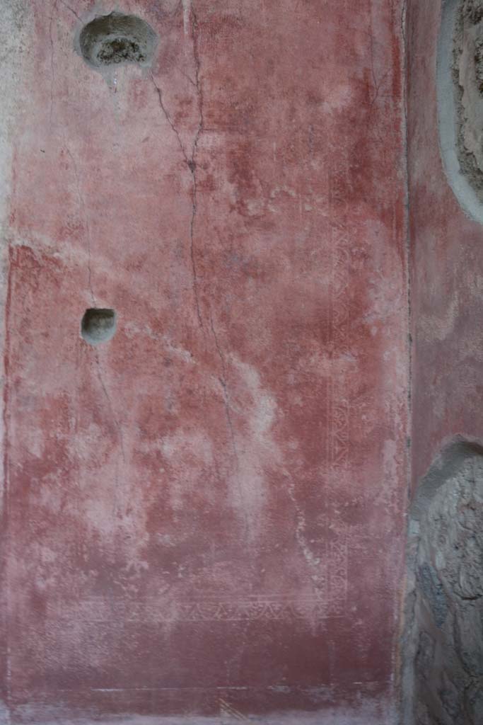 IX.5.11 Pompeii. March 2017. Room h, detail from panel at south end of east wall.  
Foto Christian Beck, ERC Grant 681269 DCOR.

