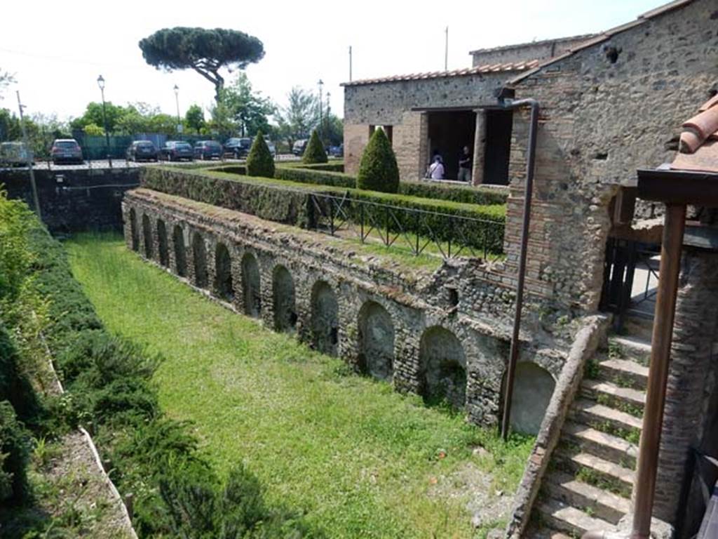 Villa of Mysteries, Pompeii. May 2015. South side of Villa. Photo courtesy of Buzz Ferebee.

