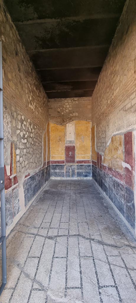Stabiae, Villa Arianna, December 2023.
Room 11, looking south across mosaic floor. Photo courtesy of Miriam Colomer.
