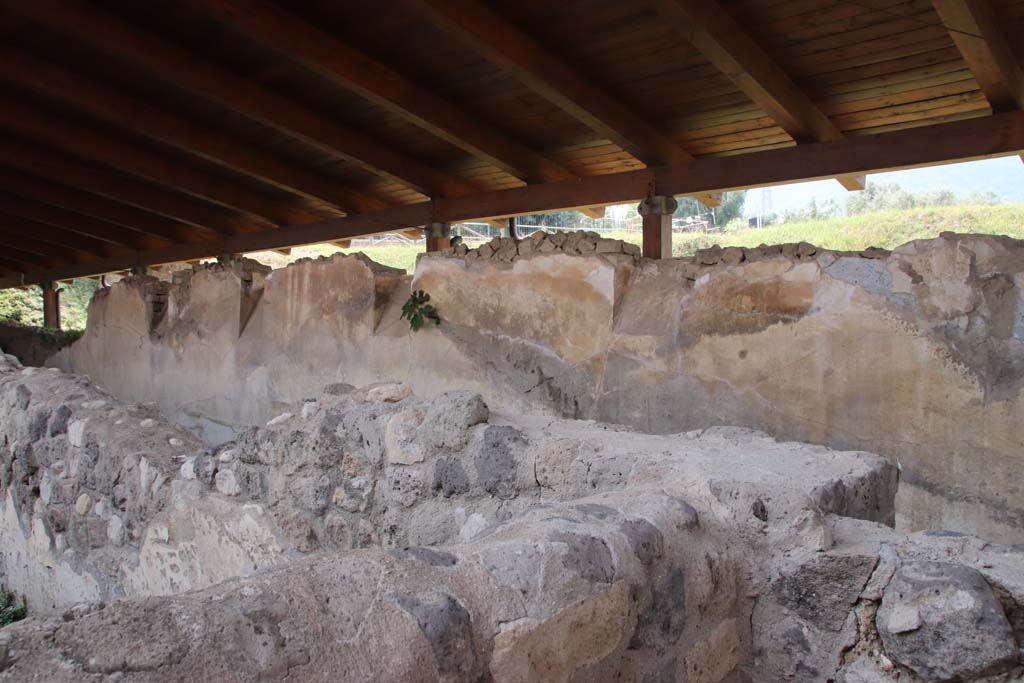 Stabiae, Villa Arianna, September 2021. Looking towards west wall of room 71. Photo courtesy of Klaus Heese.