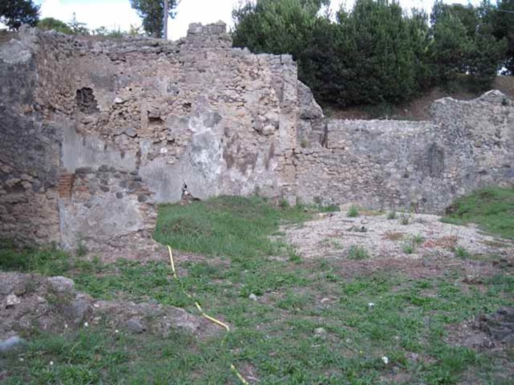 I.2.24 Pompeii. September 2010. Looking east across atrium towards are of peristyle. Photo courtesy of Drew Baker.