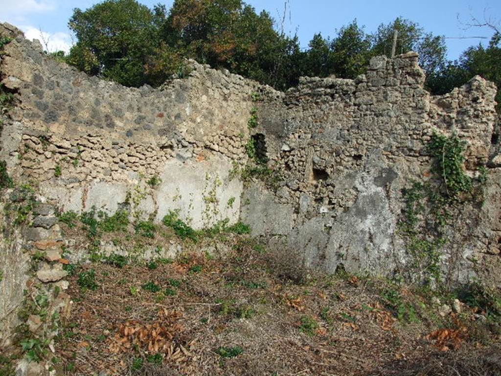 I.2.24 Pompeii. December 2006. North and east walls of two-sided pseudoperistyle.  According to Della Corte, the oft-quoted graffito (CIL IV 3948) was found in the peristyle -
Talia te fallant, utinam, mendacia, copo! Tu ve(n)dis aquam, et bibes ipse merum!  (CIL IV 3948 Note 1 on p.274).
See Della Corte, M., 1965.  Case ed Abitanti di Pompei. Napoli: Fausto Fiorentino. (p.274)
According to Epigraphik-Datenbank Clauss/Slaby (See www.manfredclauss.de), this read as –
Talia te fallant 
utinam me(n)dacia copo 
tu ve(n)des a<q=C>uam et 
bibes ipse merum          [CIL IV 3948]

