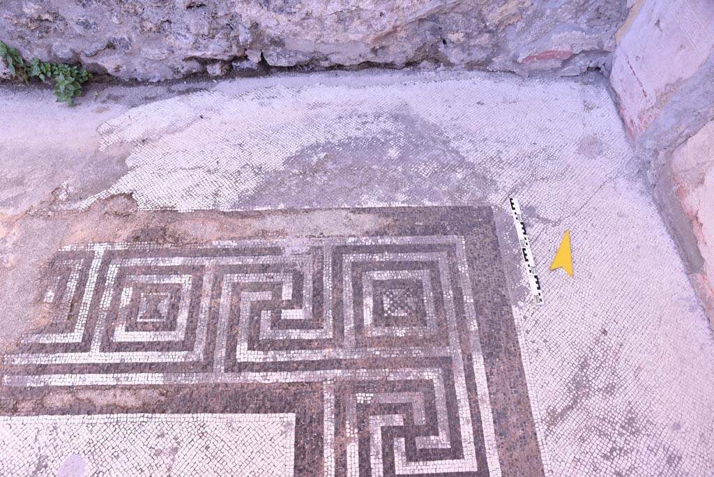 I.4.25 Pompeii. October 2019. Room 35, looking north across flooring in north-east corner.
Foto Tobias Busen, ERC Grant 681269 DÉCOR.
