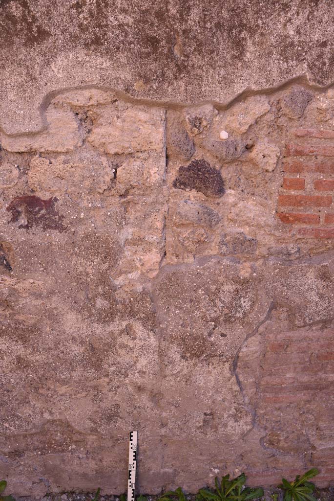 I.4.28 Pompeii. October 2019. Room 26, detail from south wall in south-east corner.
Foto Tobias Busen, ERC Grant 681269 DCOR.
