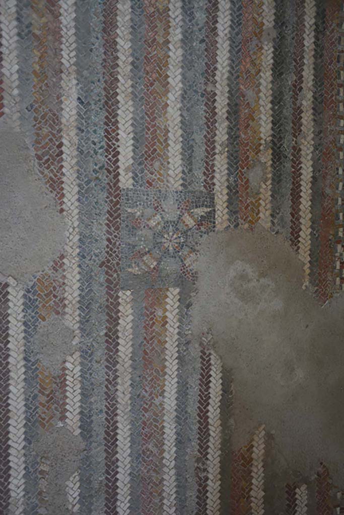 I.6.2 Pompeii. September 2019. 
Detail from floor mosaic in anteroom, apodyterium or changing room.
Foto Annette Haug, ERC Grant 681269 DÉCOR.
