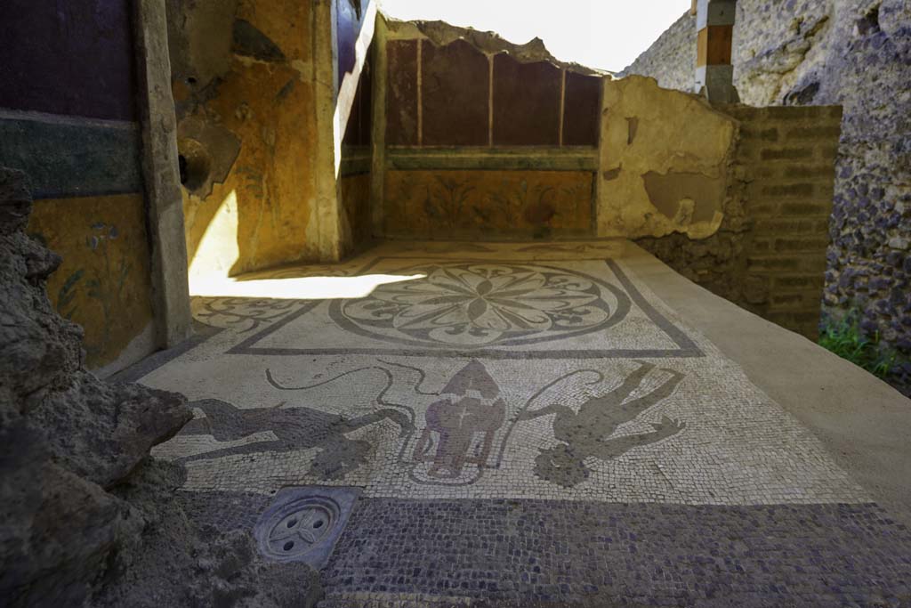 I.6.2/16 Pompeii, August 2021. Looking east across mosaic paving. Photo courtesy of Robert Hanson.