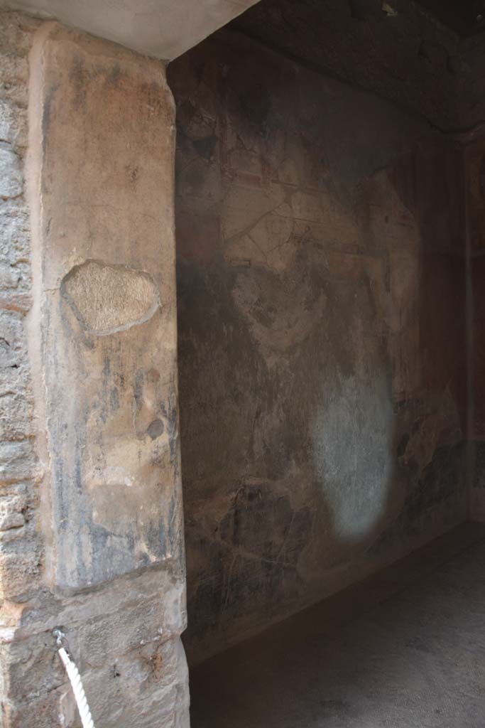 I.6.15 Pompeii. March 2019. Room 11, detail from north side of doorway.     
Foto Annette Haug, ERC Grant 681269 DÉCOR
