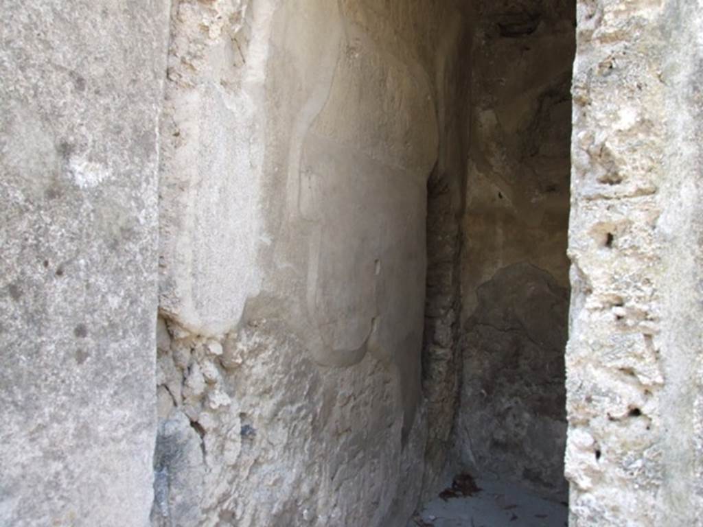 I.10.7 Pompeii. March 2009. Room 6, south wall of cupboard/small storeroom.