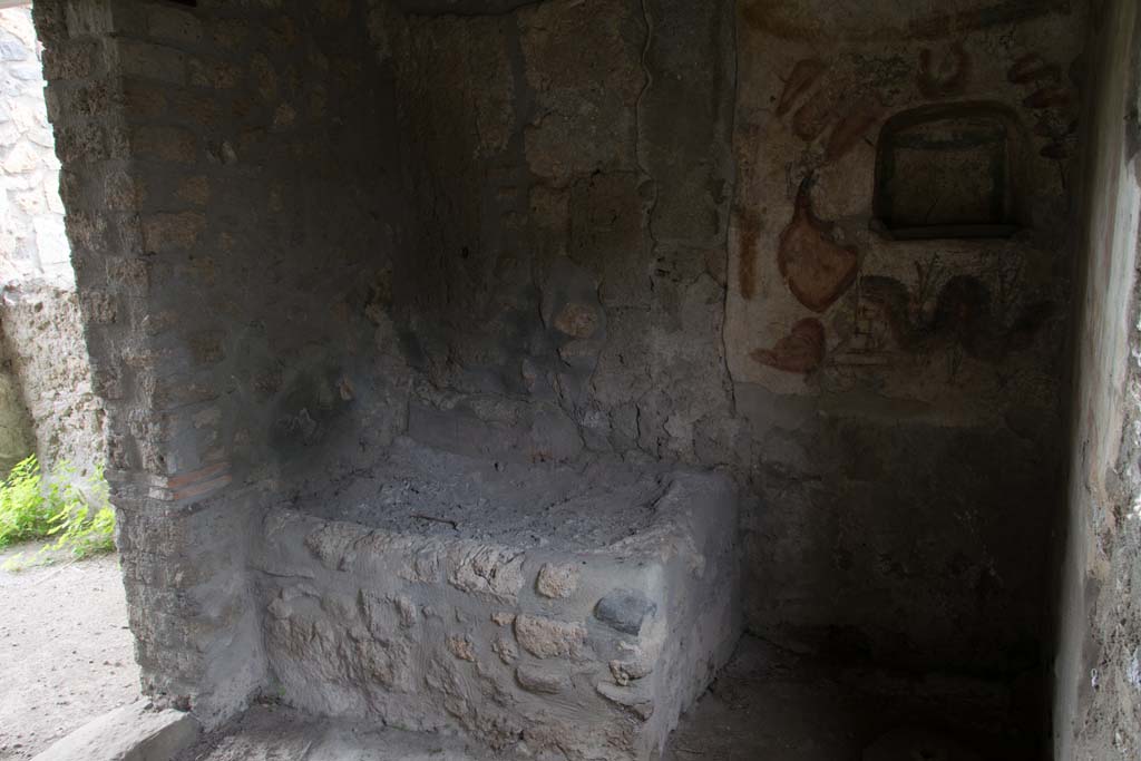 I.13.2 Pompeii. July 2018. Looking towards north wall of kitchen. Photo courtesy of Johannes Eber.