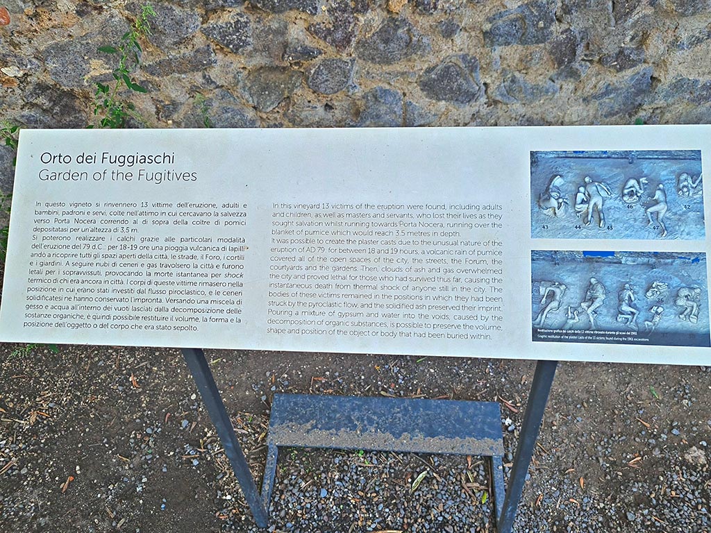 I.21.6 Pompeii. October 2024. Information card. Photo courtesy of Giuseppe Ciaramella.