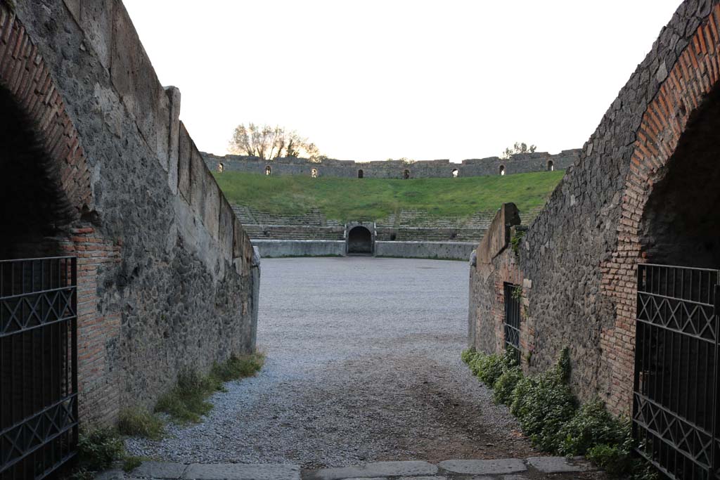 II.6 Pompeii. December 2018. Looking south towards arena. Photo courtesy of Aude Durand.