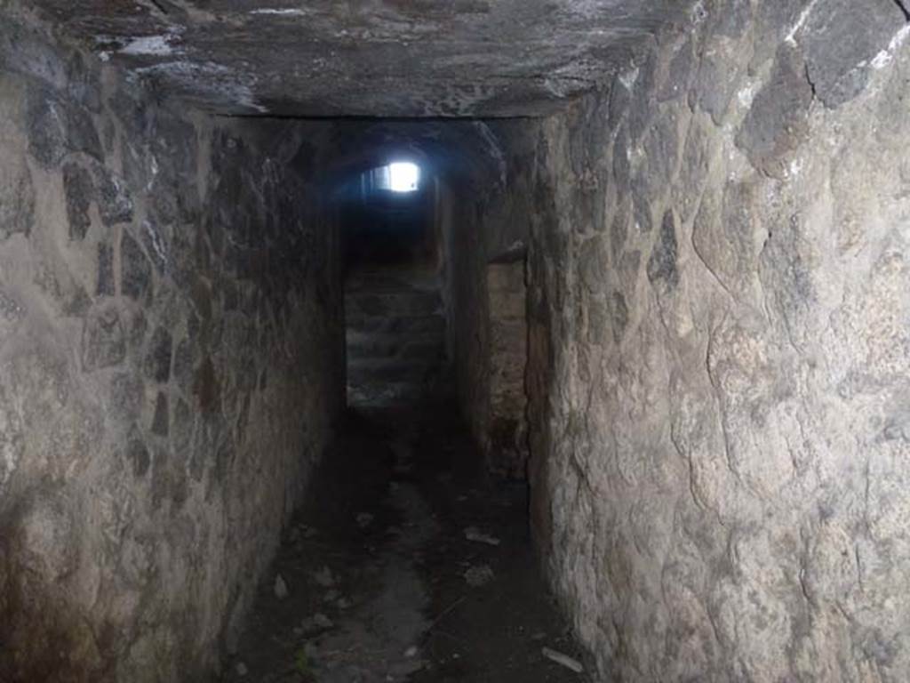 II.6 Pompeii. June 2012. Looking west from arena into tunnel leading to outside of the Ampitheatre. Photo courtesy of Michael Binns.