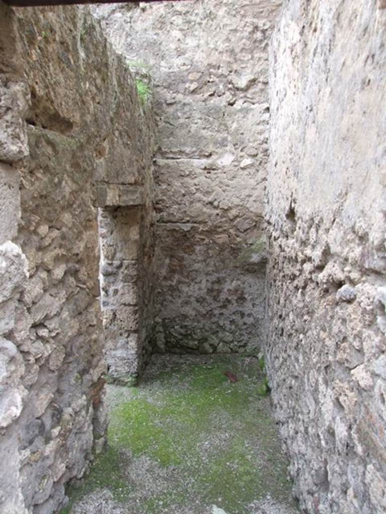 III.4.3  Pompeii.  March 2009.   Room 19.  Steps to upper floor?  Looking wes., with entrance to room 20 in south wall.