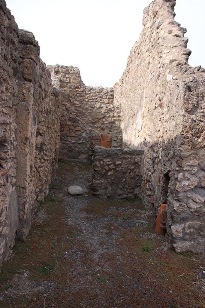 V.2.9 Pompeii. October 2022. 
Looking north towards rear room. Photo courtesy of Klaus Heese.
