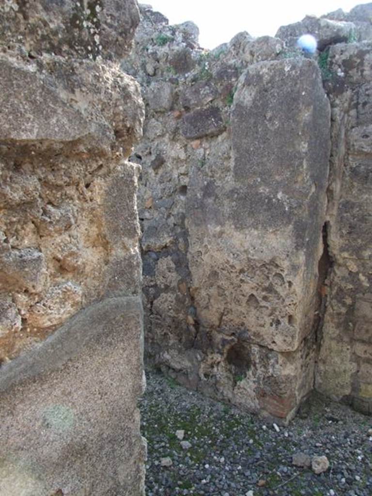 VI.7.3 Pompeii.  March 2009.  Doorway to Room 7. Kitchen and Latrine.