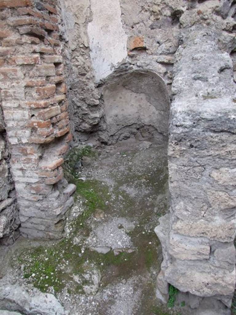 VI.8.8 Pompeii. December 2007. Latrine or small room at rear.