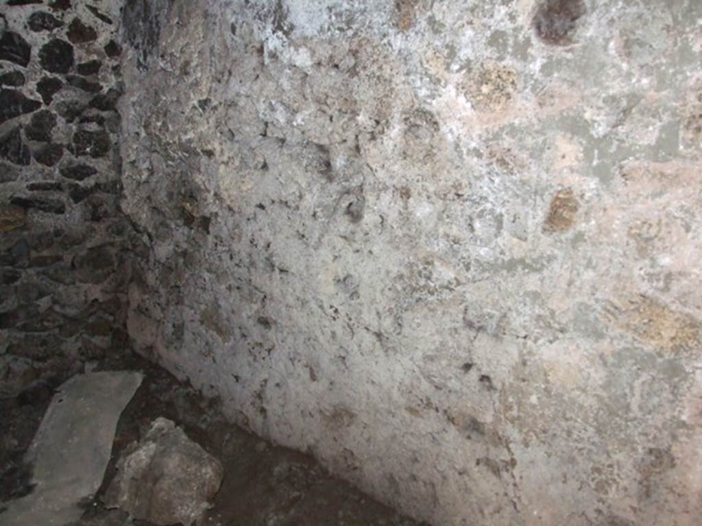 VI.9.10 Pompeii. March 2009. Second Underground room, looking towards north-east corner and east wall.