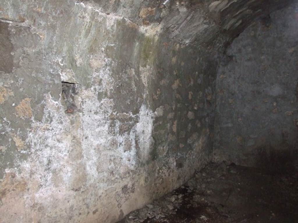 VI.9.10 Pompeii. March 2009. Third underground room, looking towards east wall and south-east corner.