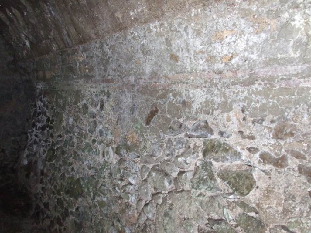 VI.9.10 Pompeii. March 2009. Third underground room, looking towards west wall.