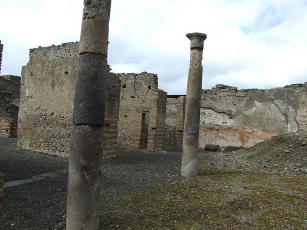 VI.10.6 Pompeii.  March 2009.  Room 15.  Looking north west across garden area.