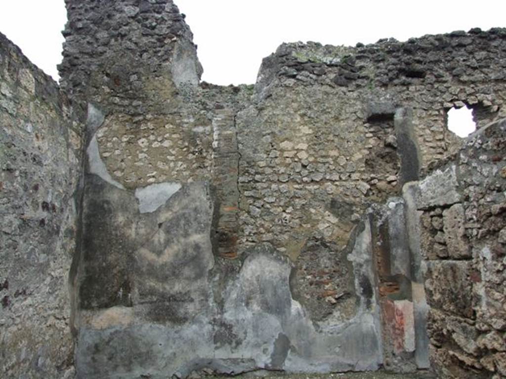 VI.11.9 Pompeii. March 2009. Room 5, west wall.