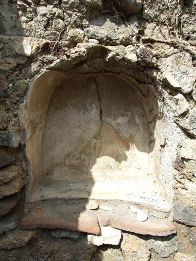 VI.15.6 Pompeii. March 2009. Room 9. Niche on north wall.