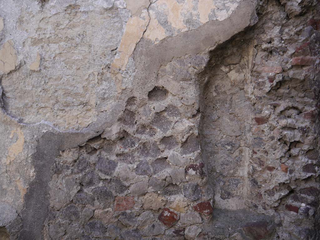 VII.8.01 Pompeii. September 2018. Looking towards north end of west wall.
Foto Anne Kleineberg, ERC Grant 681269 DÉCOR.
