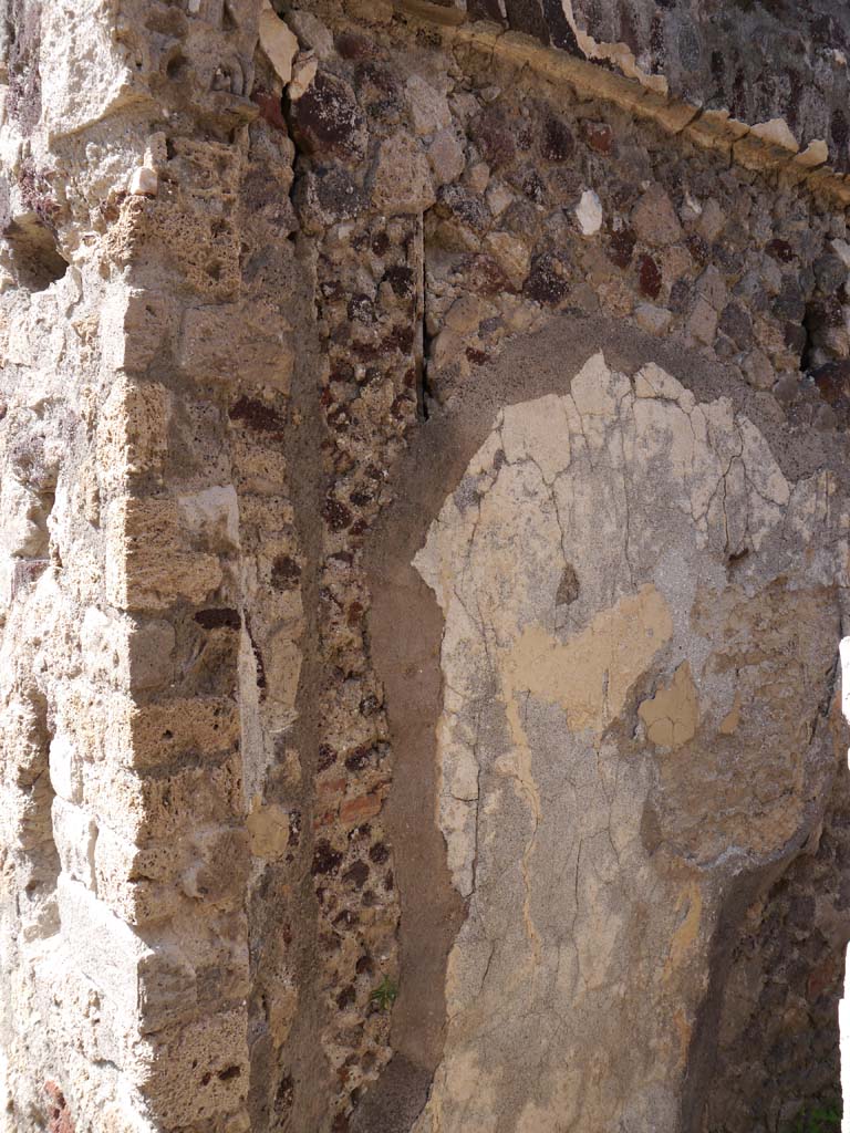 VII.8.01 Pompeii. September 2018. Looking towards south end of west wall of area in north-east corner. 
Foto Anne Kleineberg, ERC Grant 681269 DÉCOR.
