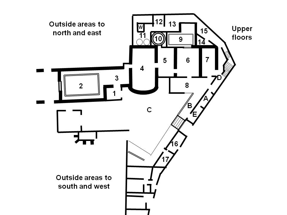 VII.16.a Pompeii Suburban Baths Plan