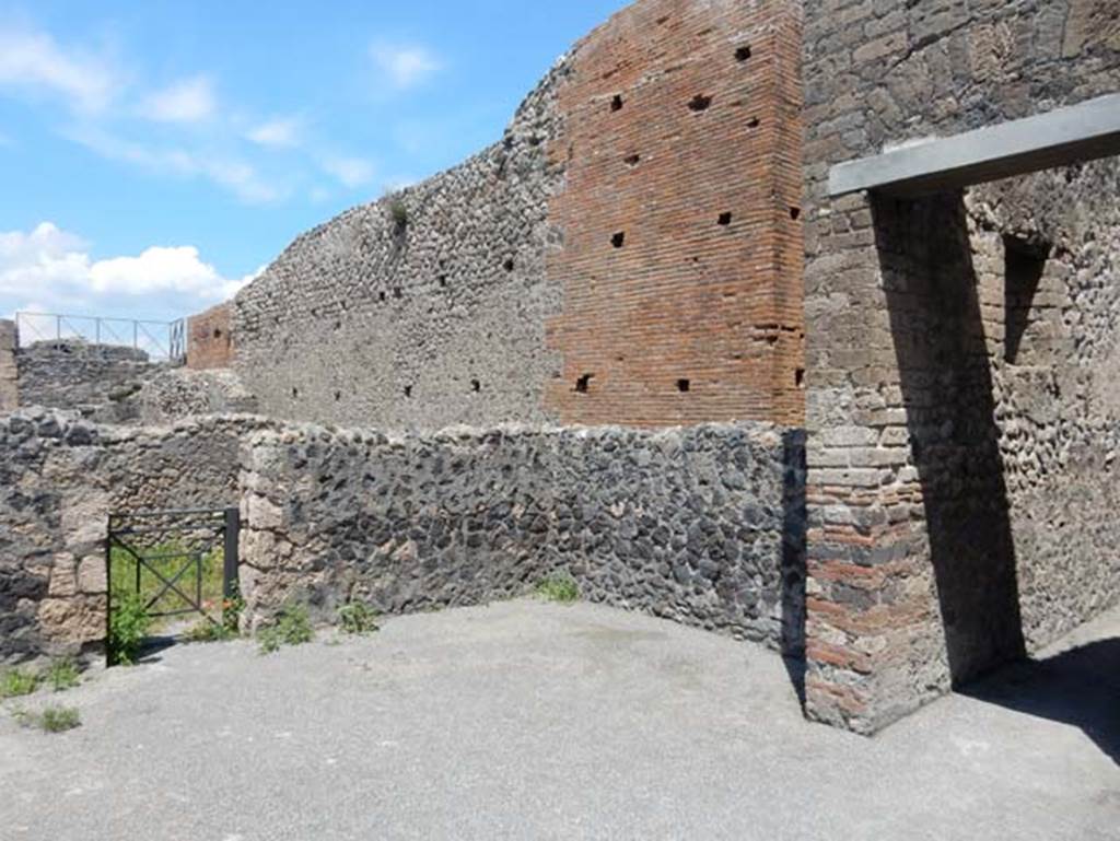 VIII.2.5 Pompeii. May 2018. Looking north-east across rear rooms. Photo courtesy of Buzz Ferebee.