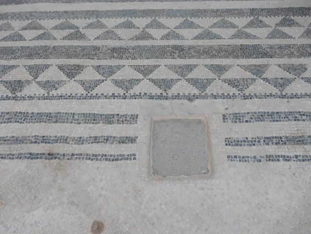 VIII.2.16 Pompeii. May 2017. Detail of entrance corridor flooring at west end, near atrium.  Photo courtesy of Buzz Ferebee.
