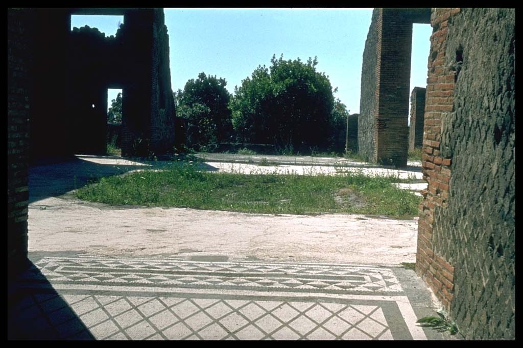 VIII.2.16 Pompeii. Looking west from fauces across atrium towards rear garden area.
Photographed 1970-79 by Günther Einhorn, picture courtesy of his son Ralf Einhorn.
