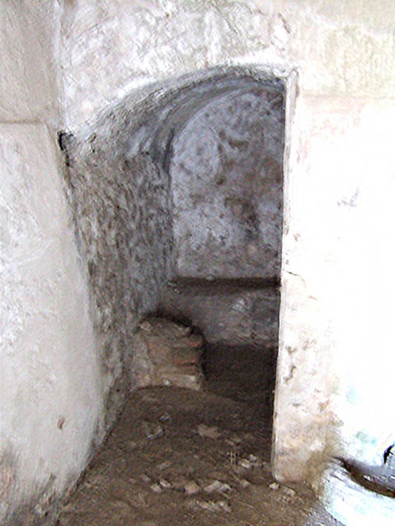 VIII.2.26 Pompeii. September 2005. Room 2, in south-west corner of kitchen.