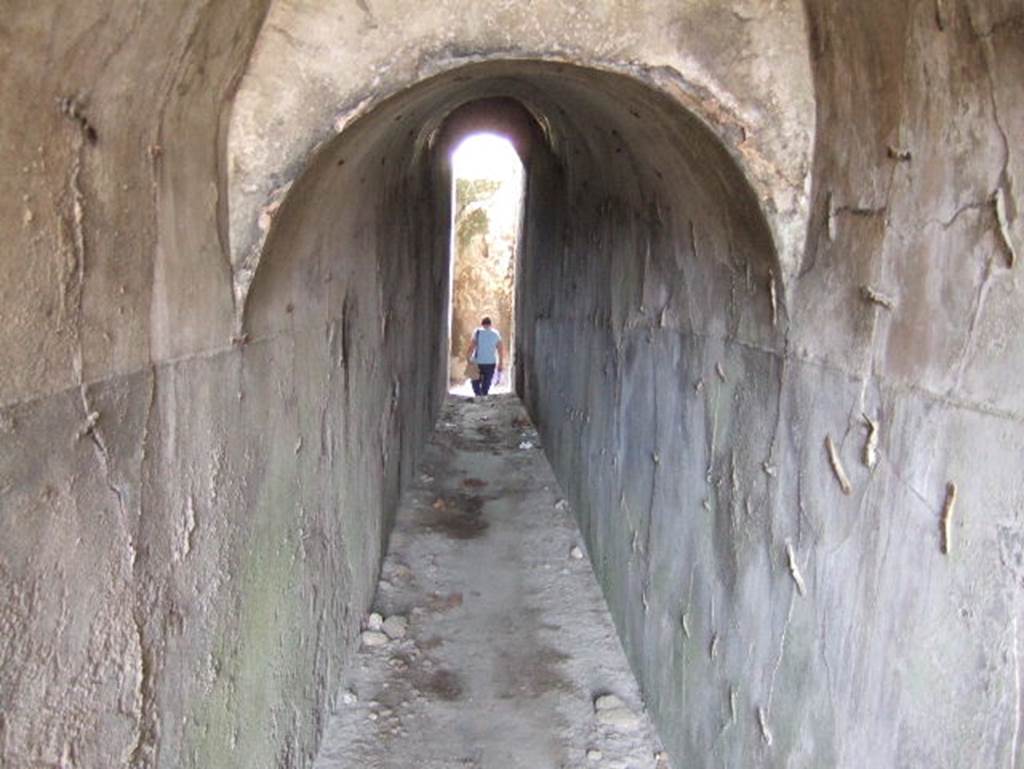 VIII.2.32 Pompeii. May 2006. Looking south to terrace and lower levels of VIII.2.34.