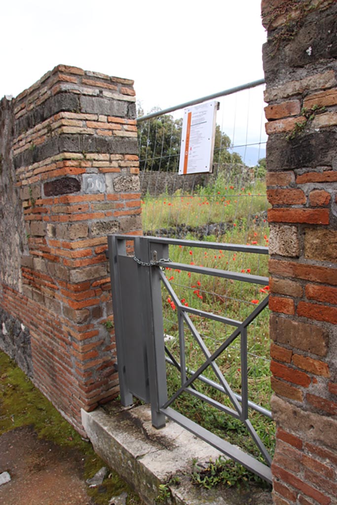 VIII.2.36 Pompeii. May 2024. Entrance doorway. Photo courtesy of Klaus Heese.