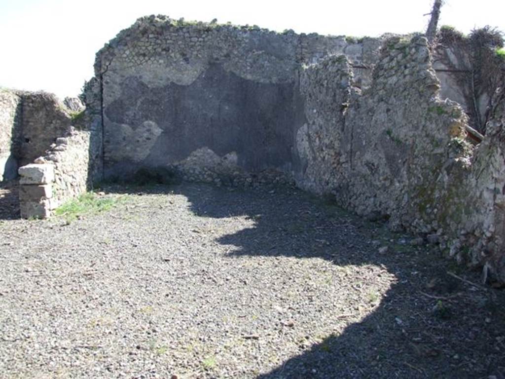 VIII.5.2 Pompeii.  March 2009.  Room 13, Large Triclinium.  Looking east.