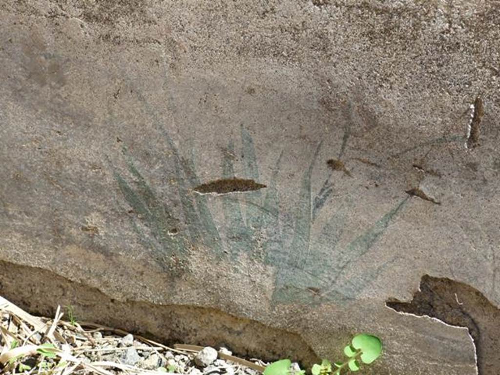 VIII.5.39 Pompeii. March 2009.  Room 8, Painted plant decoration.