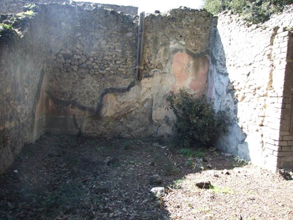 VIII.6.6 Pompeii.  March 2009.  Second room in south west corner. Looking west.