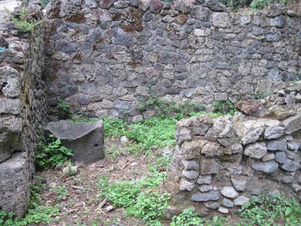 VIII.7.6 Pompeii. September 2010. Room 4 of four rear room suite, on east end of corridor. Looking east. Photo courtesy of Drew Baker.

