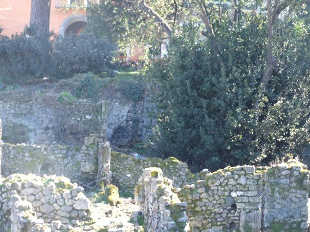 VIII.7.1 Pompeii. September 2005. Looking south-east, from rear of VIII.7.11/12 across garden areas of VIII.7.6 and VIII.7.11.


